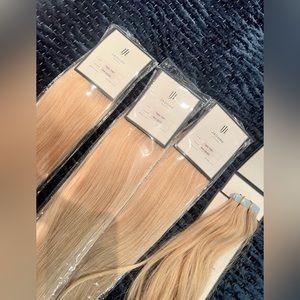 Jadore high quality tapein hair extensions, 100% human Indian hair 22 inch